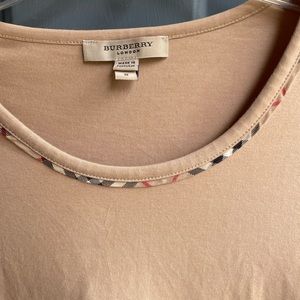 Pre-loved Tan Burberry Shirt in Size Small